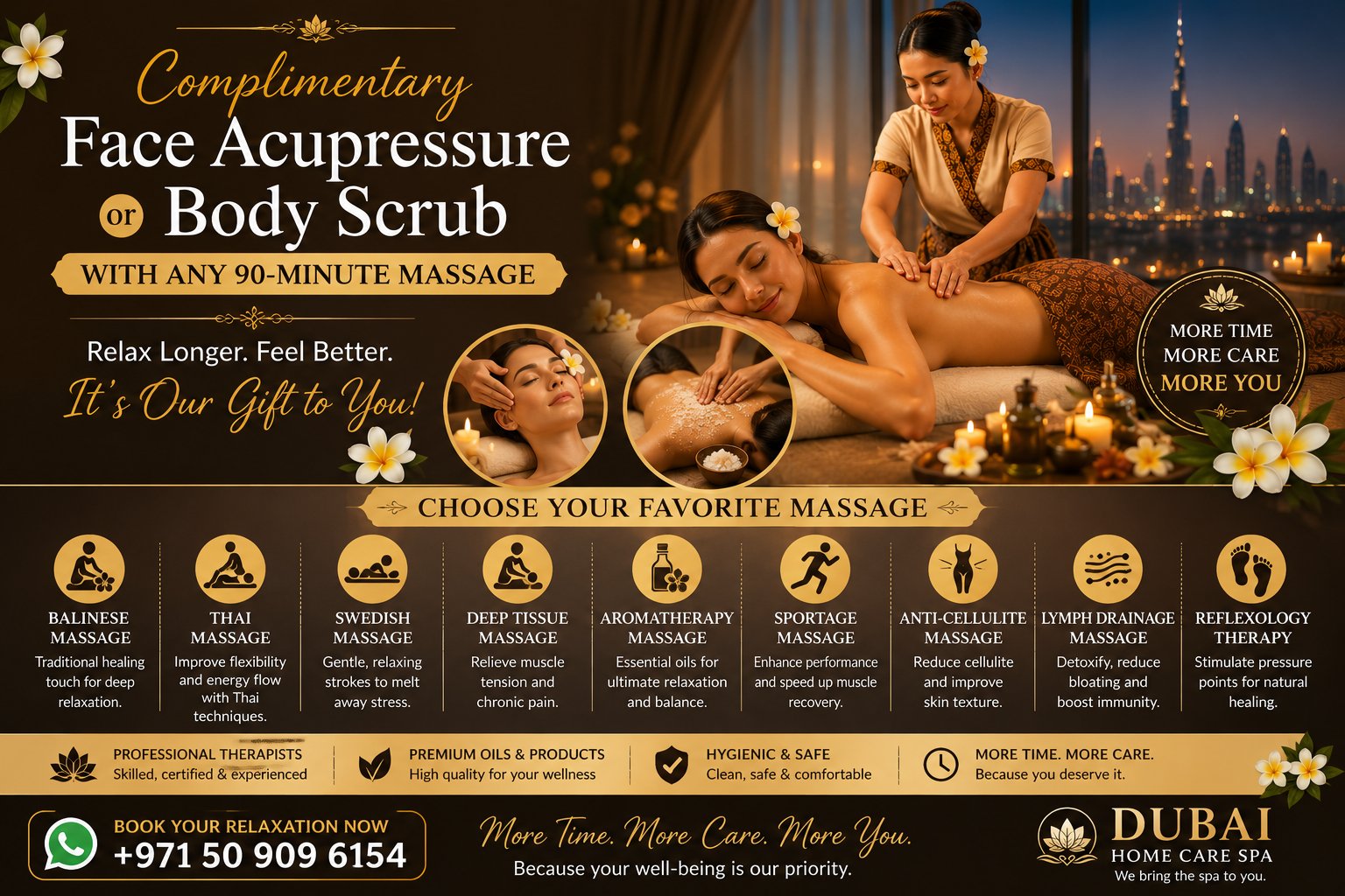 DUBAI HOME/ONCALL SPA SERVICE