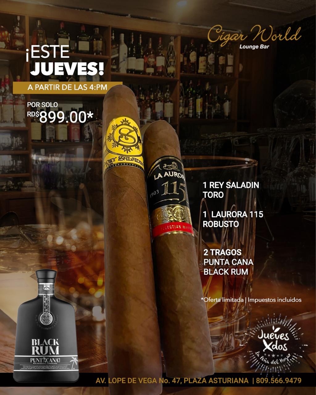 Cigar world Dominicana.