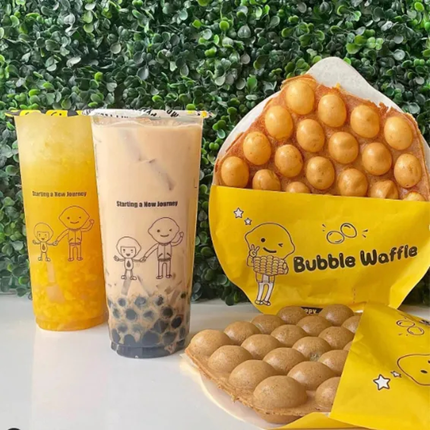 Happy Lemon Boba Tea & Waffles