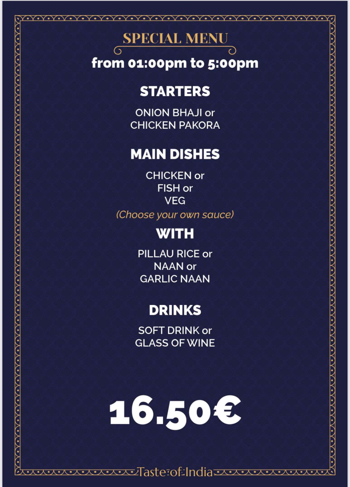 Taste of india Albir