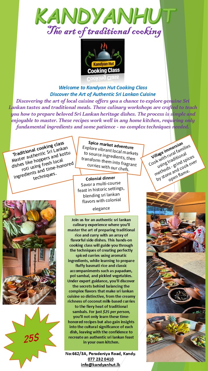 Kandyanhut cooking class