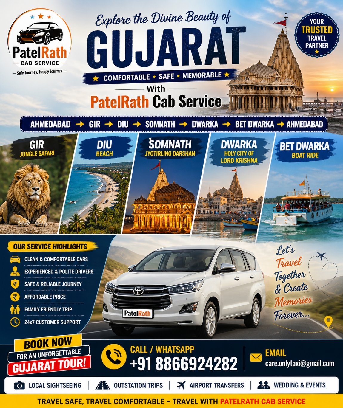PatelRath Cab Service.