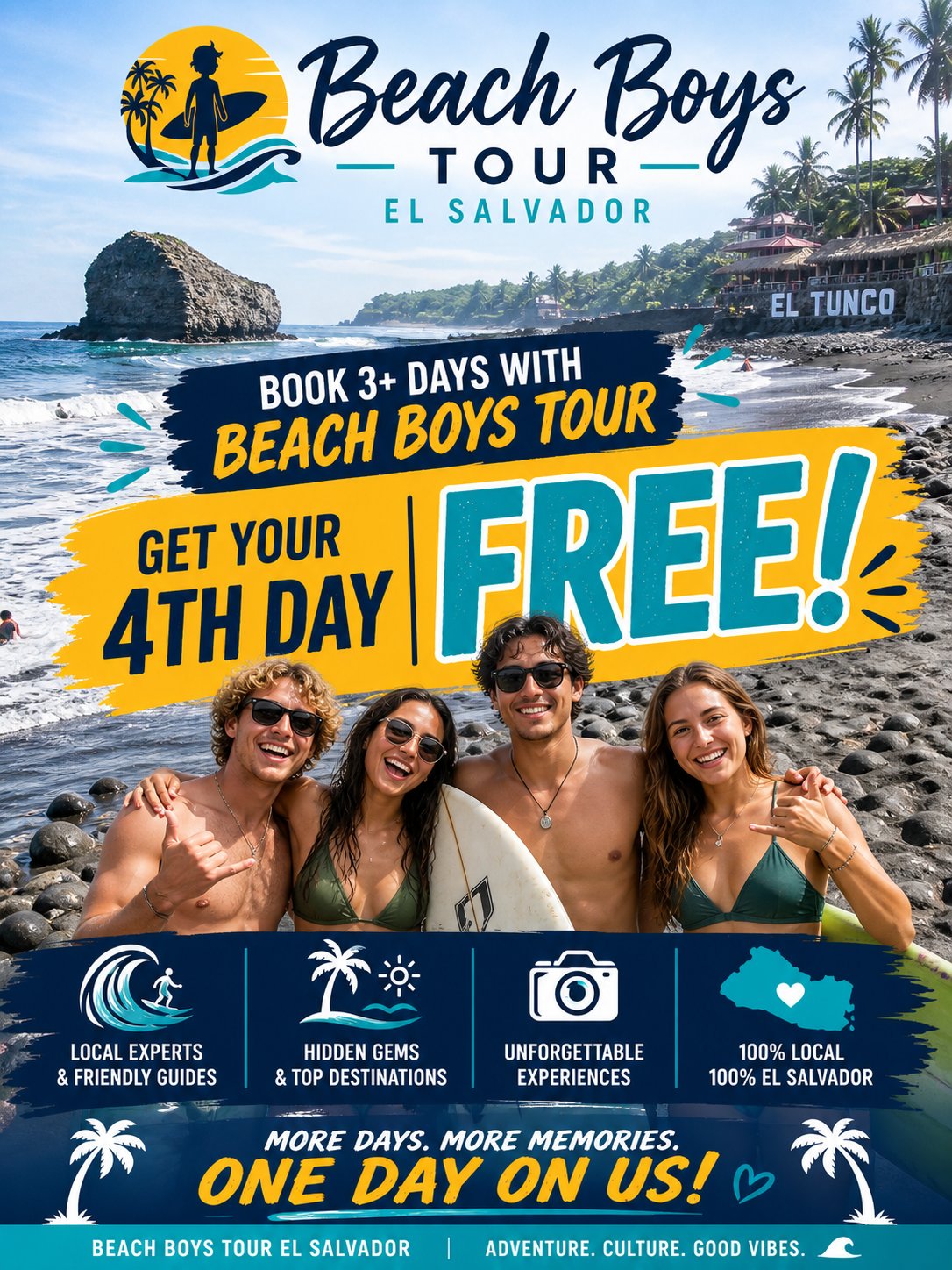 Beach Boys Tours El Salvador