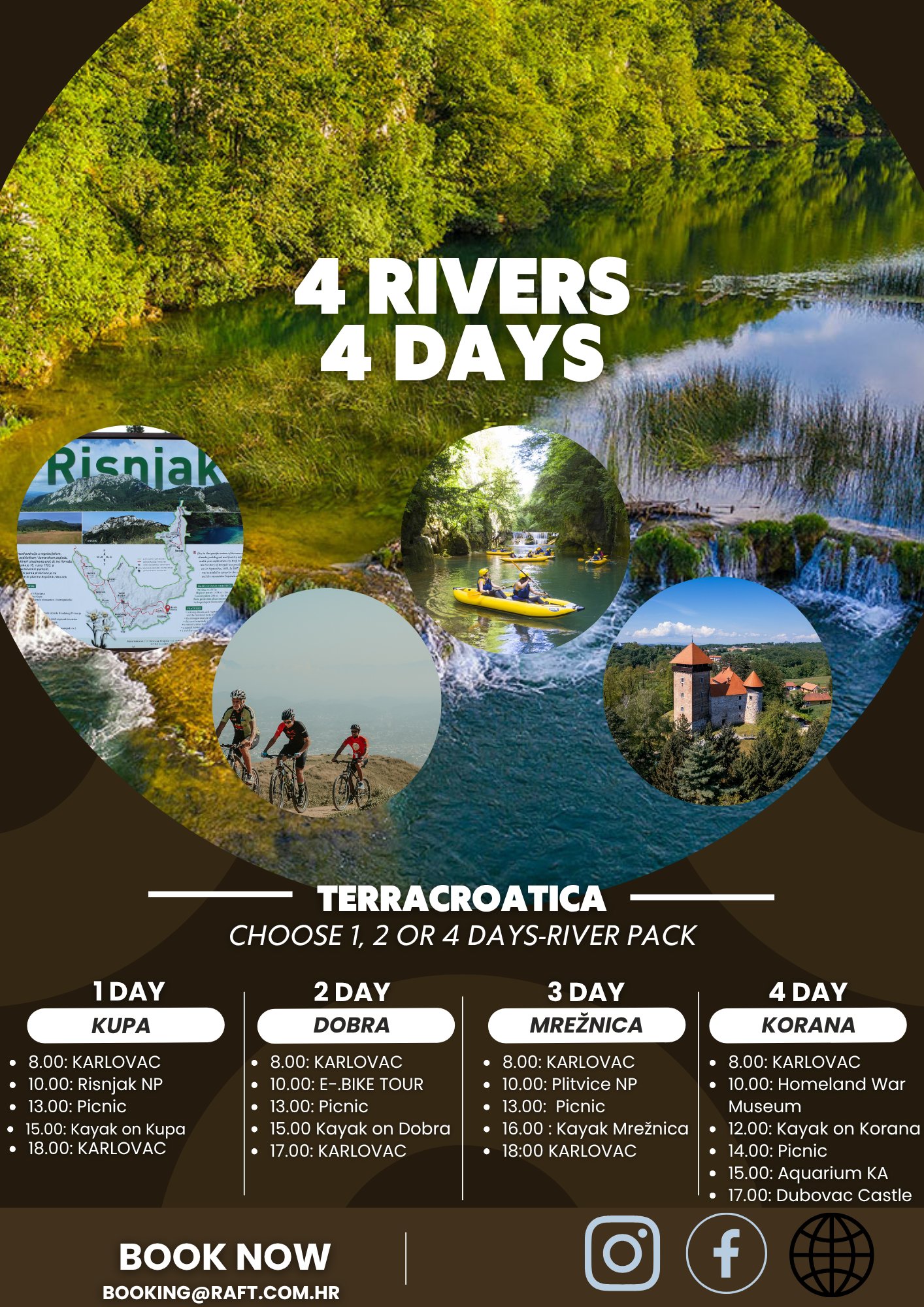 KARLOVAC: 4 RIVERS - 4 DAYS