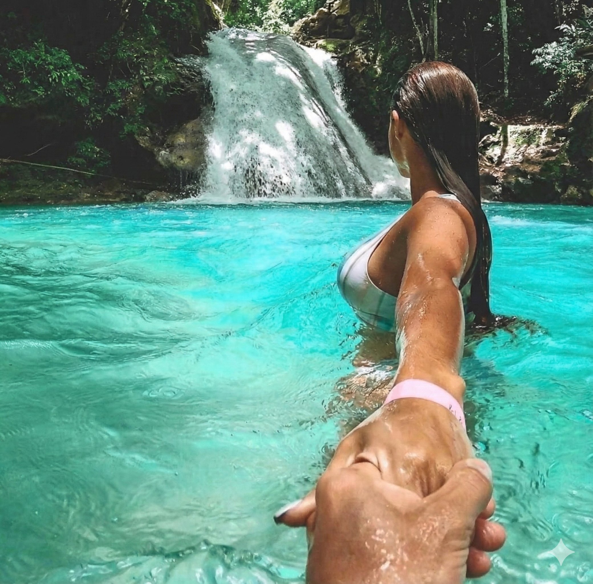 Island Gully Falls (Blue Hole)