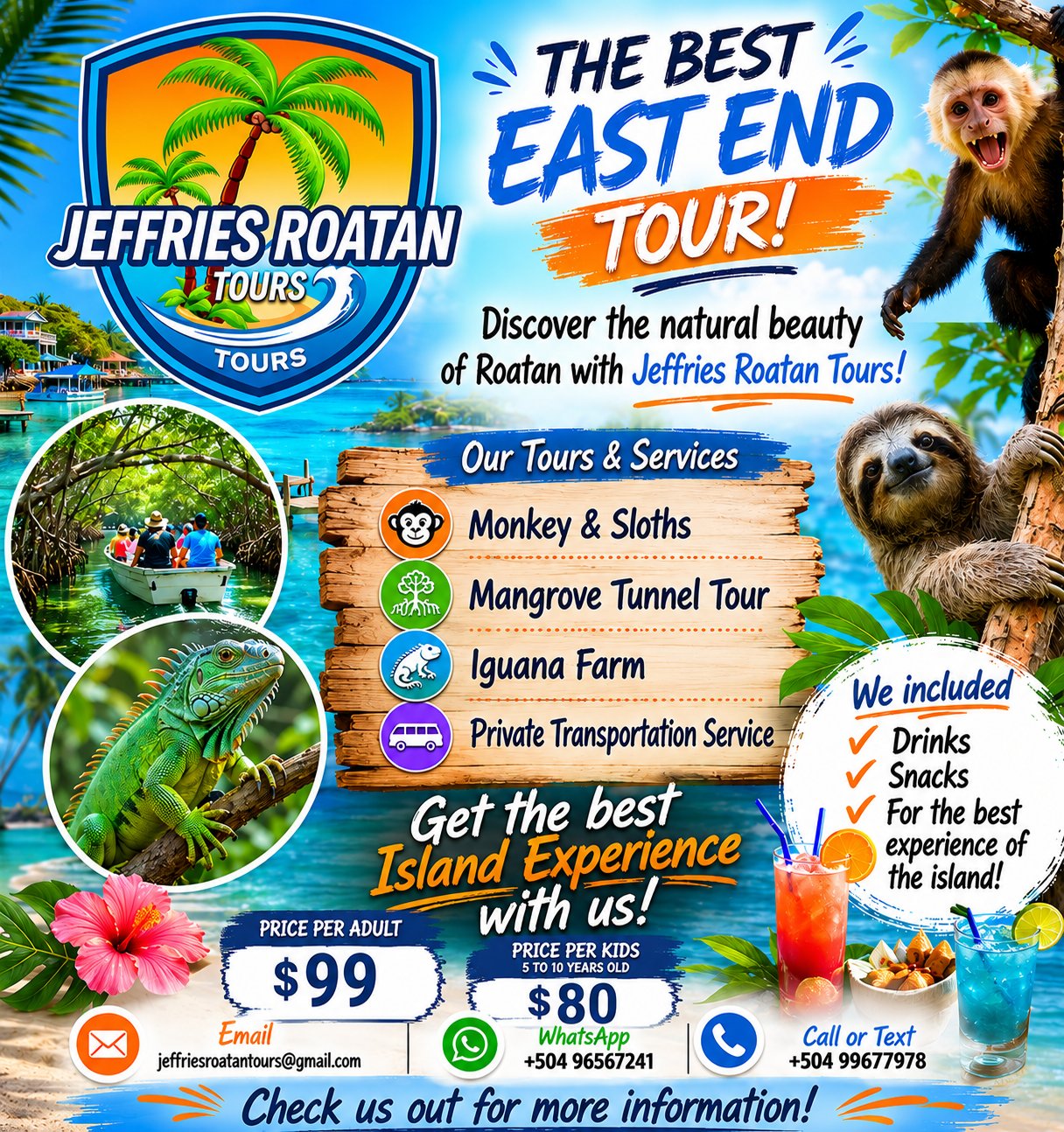 Jeffries Roatán Tours
