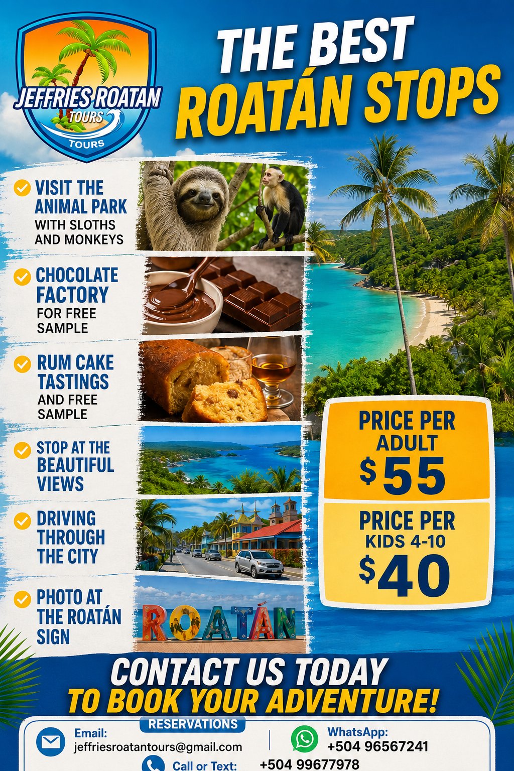 Jeffries Roatán Tours