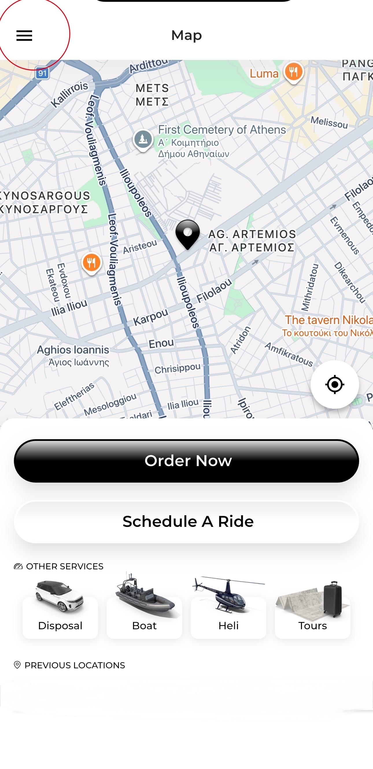 iMove Ride App