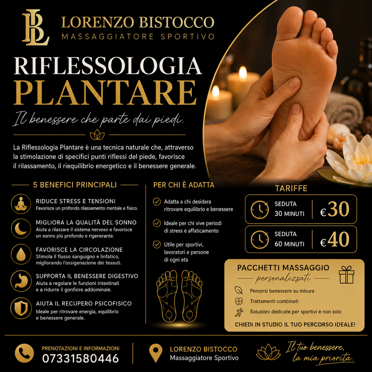 Massaggiatore Lorenzo Bistocco