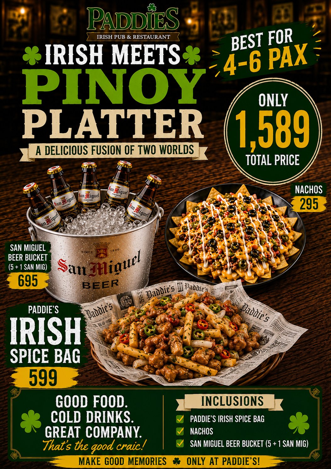 Paddies Irish Pub &Restaurant