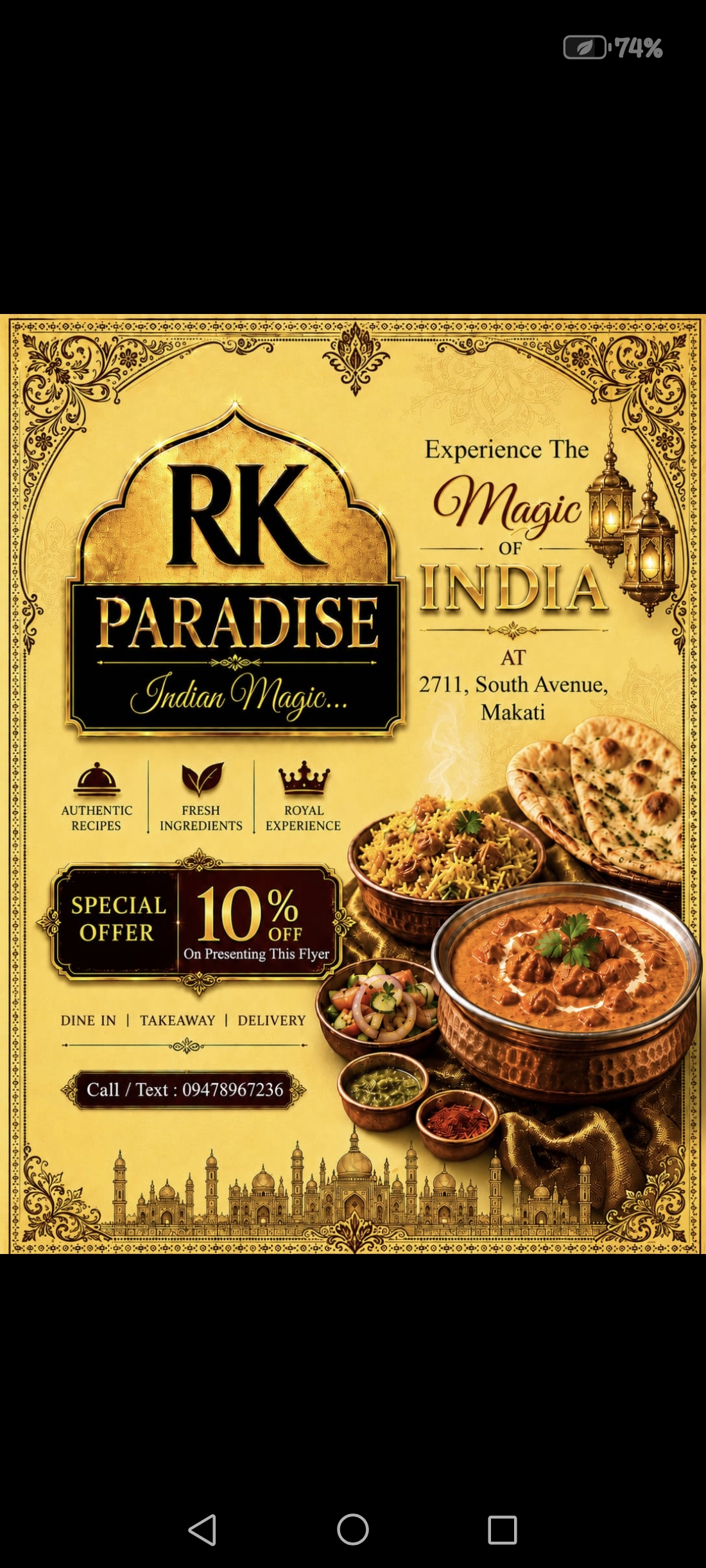 RK Paradise Indian Magic