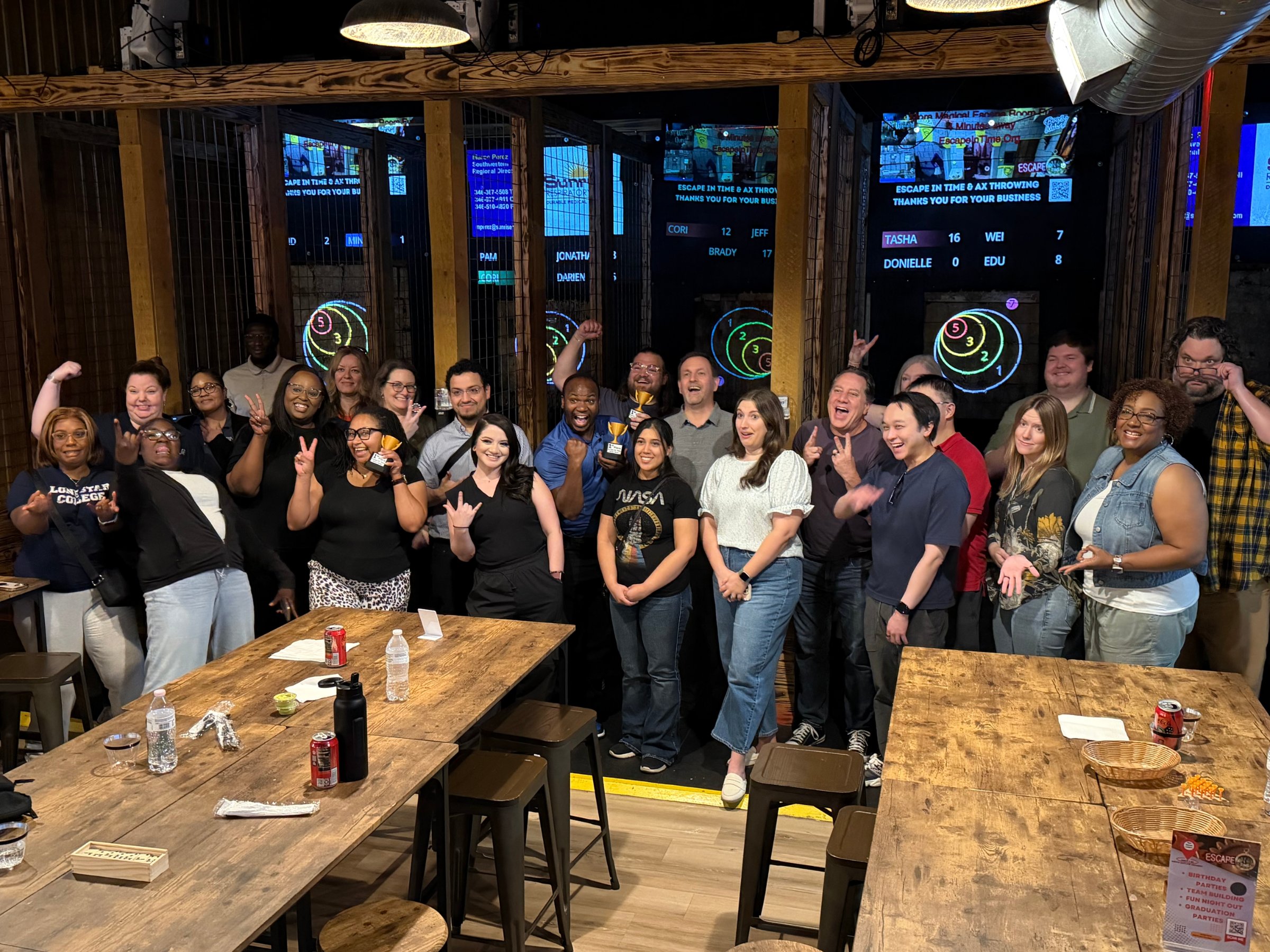 Escape In Time & Axe Throwing