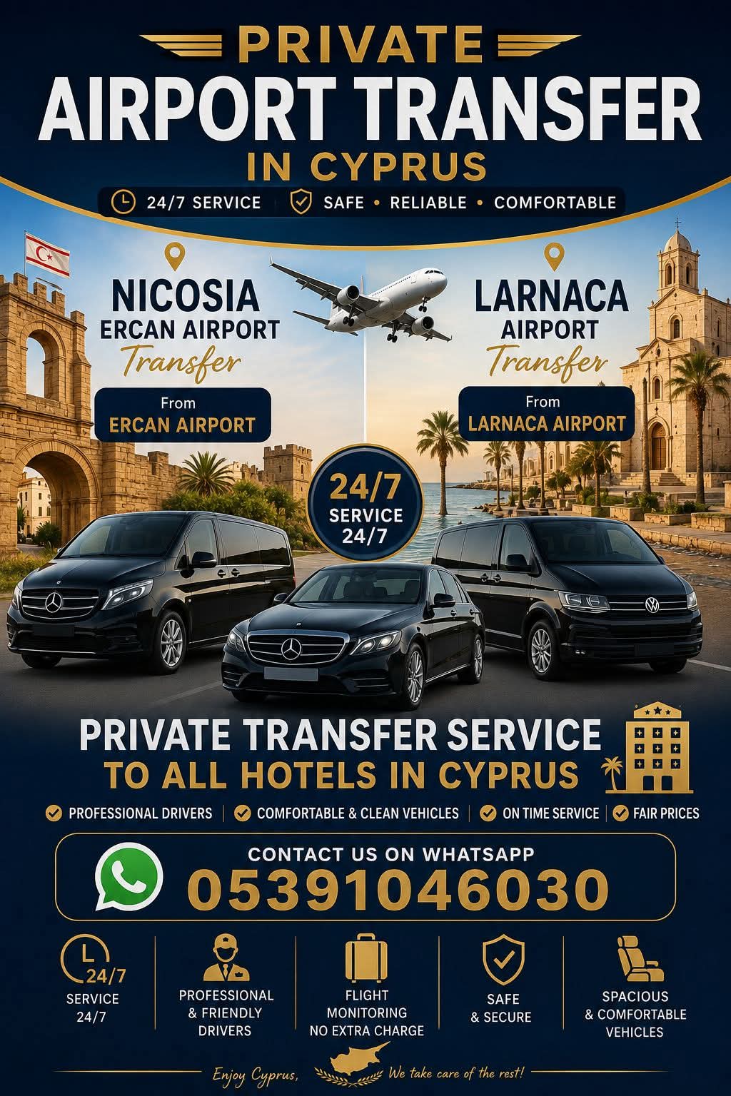 Kıbrıs Nicosia Transfer Ercan