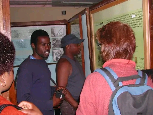With guests in the Arusha declaration museum