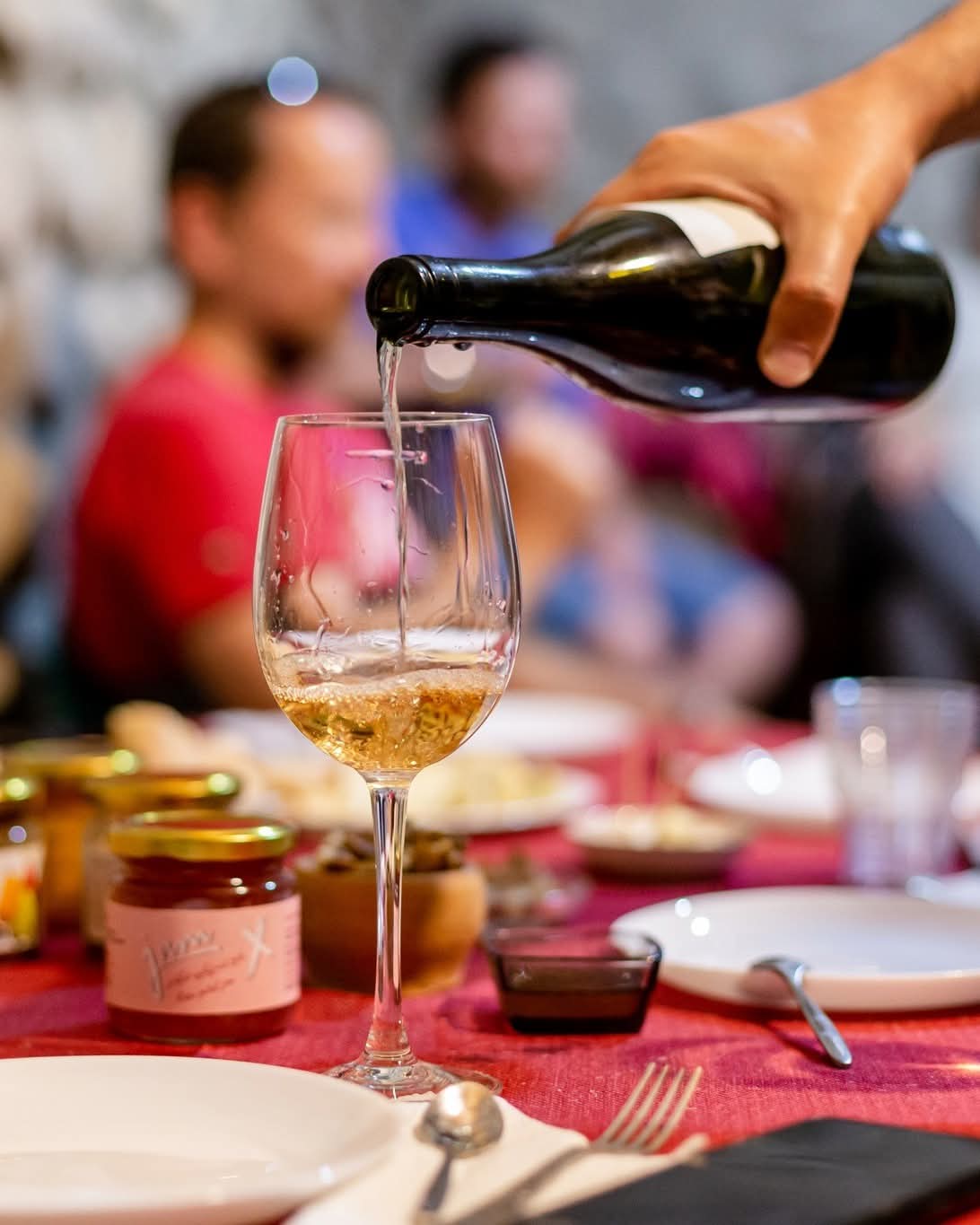 Authentic wine tasting