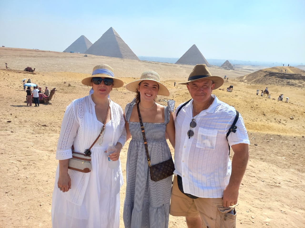 Tourists at Giza