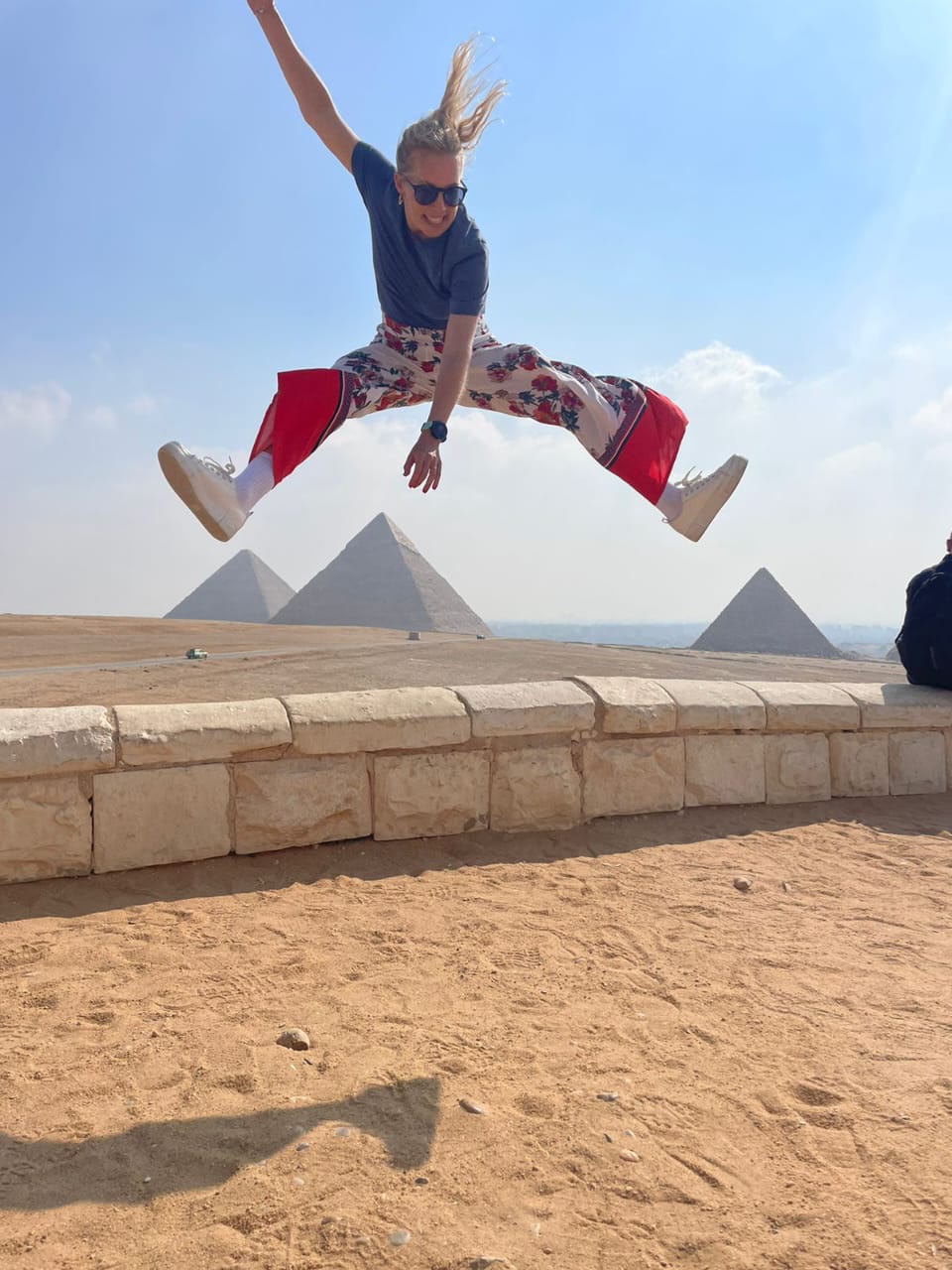 Tourists at Giza