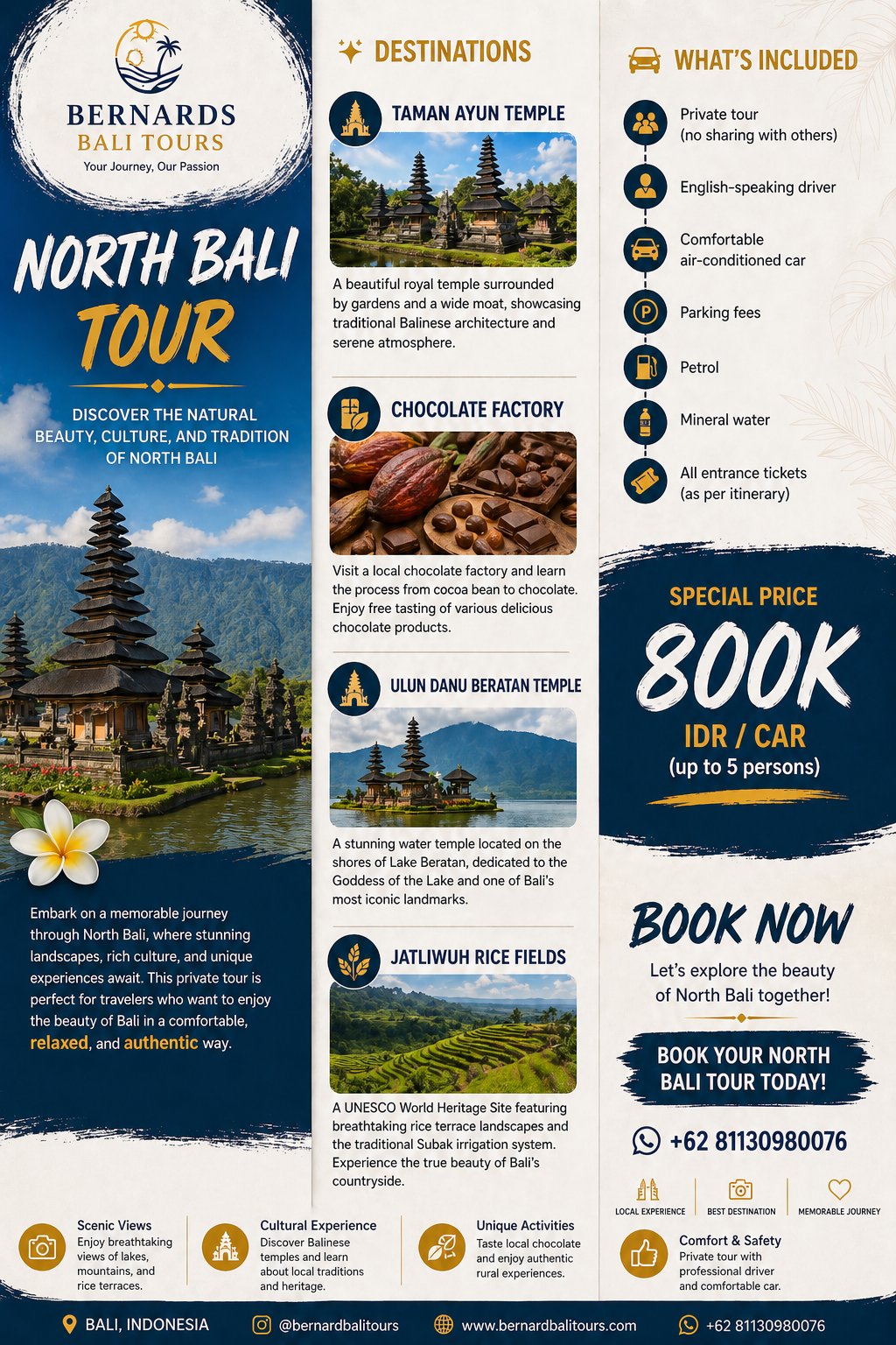 North bali day tour