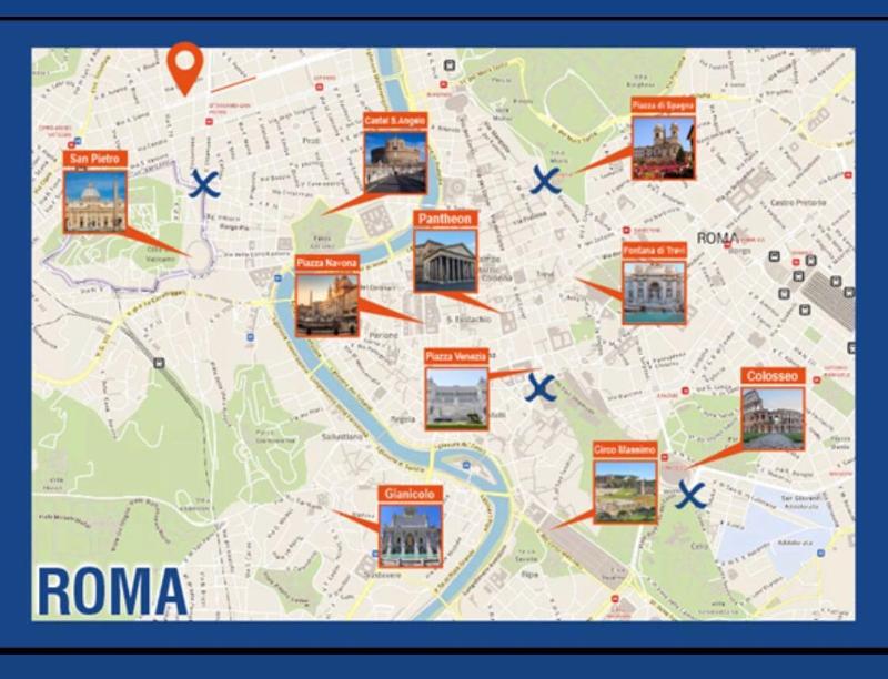Tour and transfer link to Rome and Fiumicino Airport