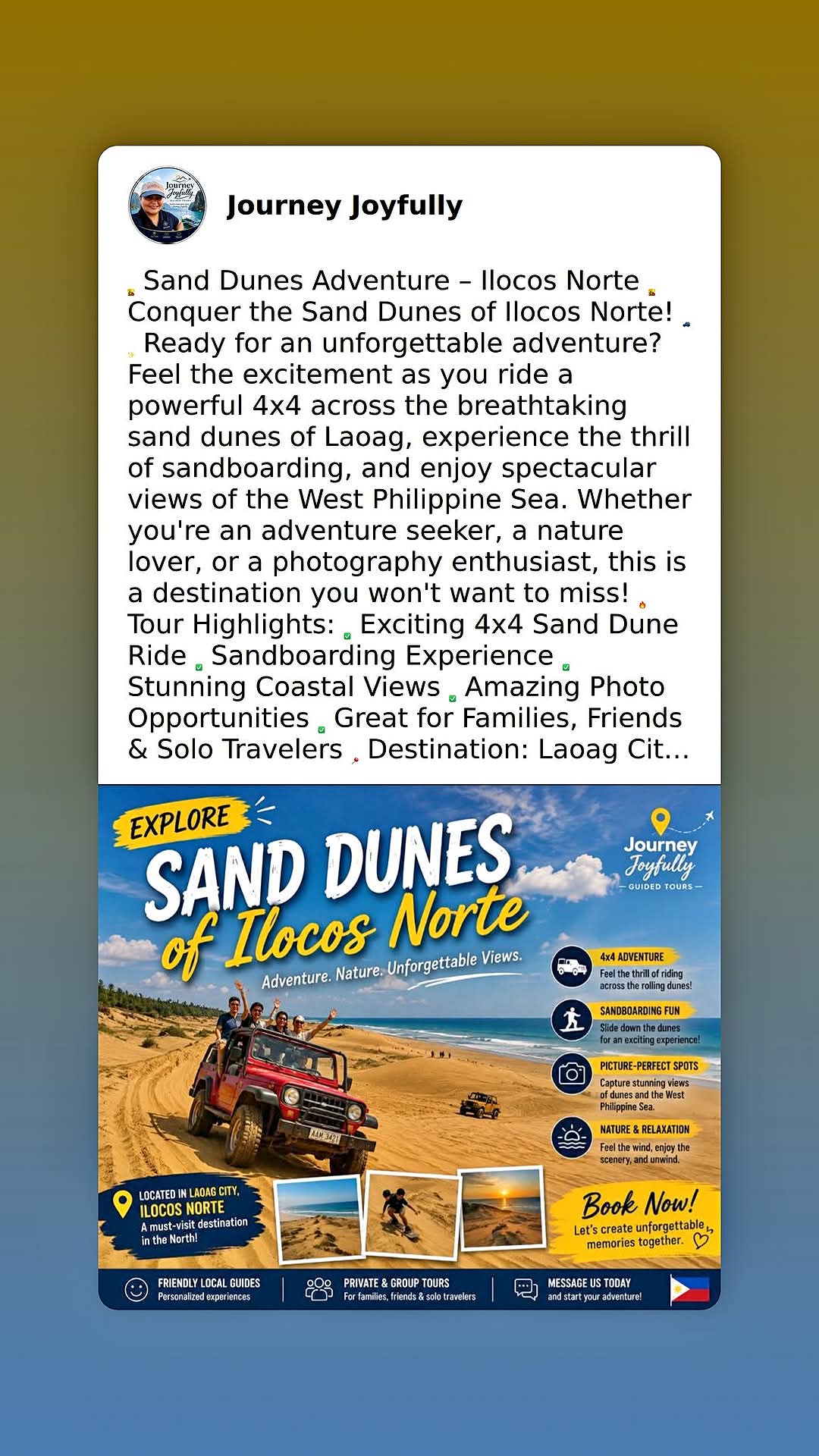 Desert Adventure in Ilocos Norte