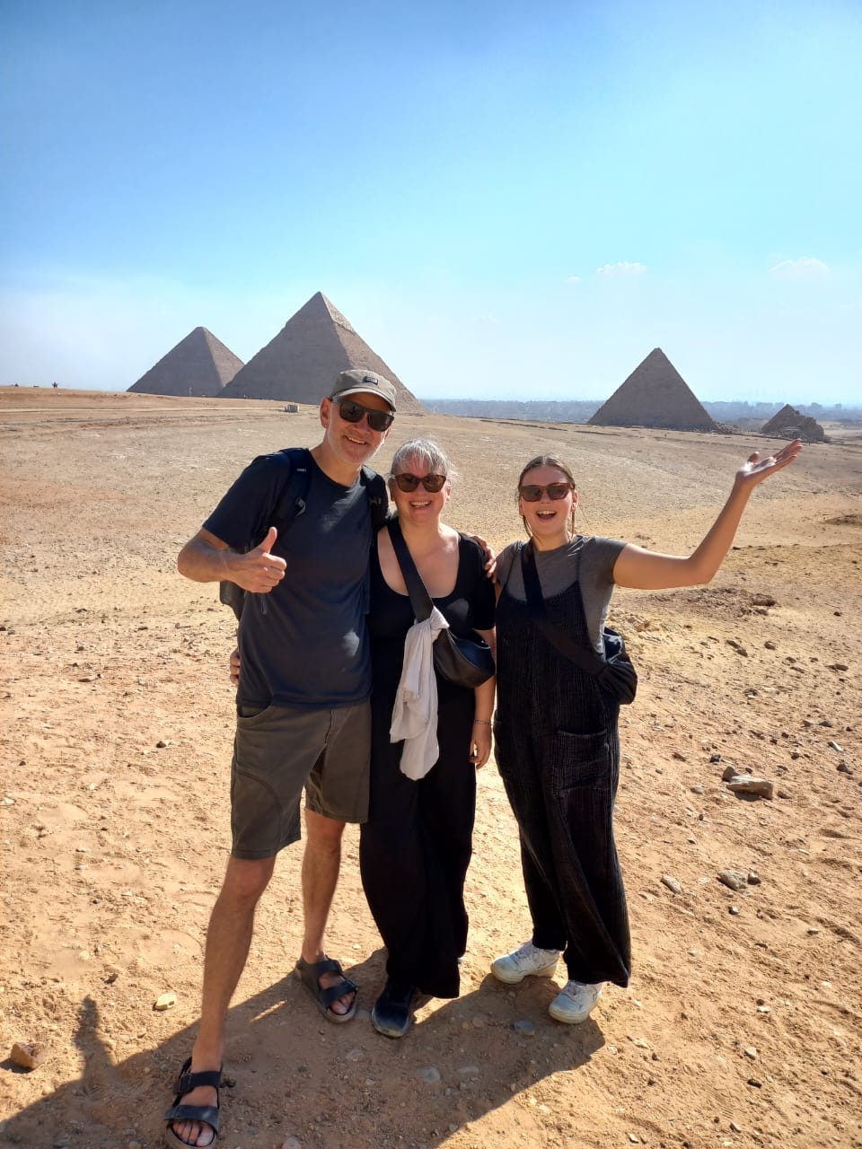 Tourists at Giza