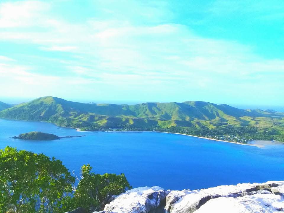 Mountain peak view