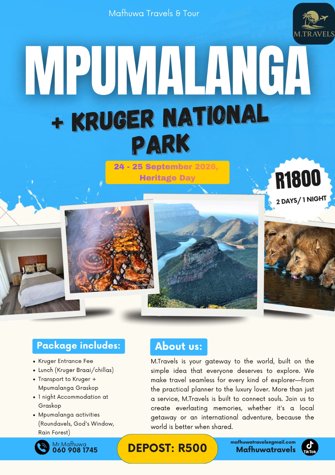 Mpumalanga+Kruger National Park, 2026