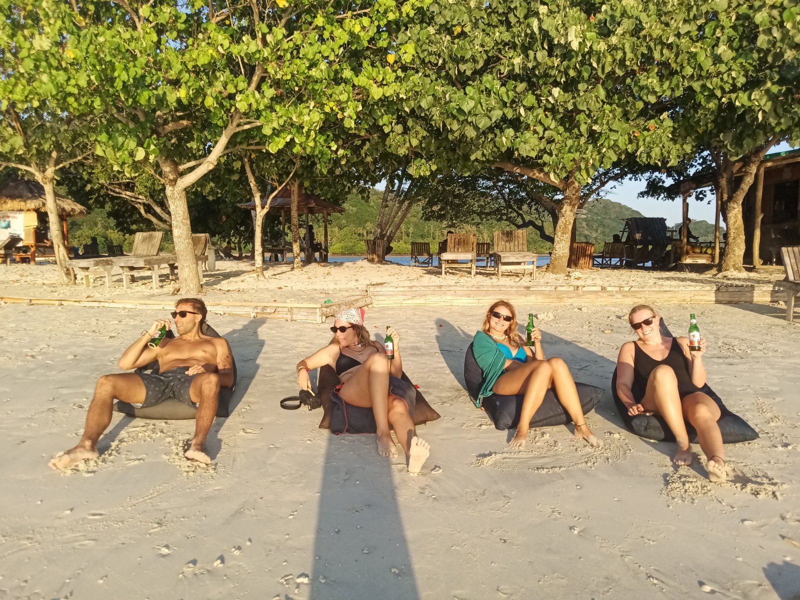 Island camping on deserted gili