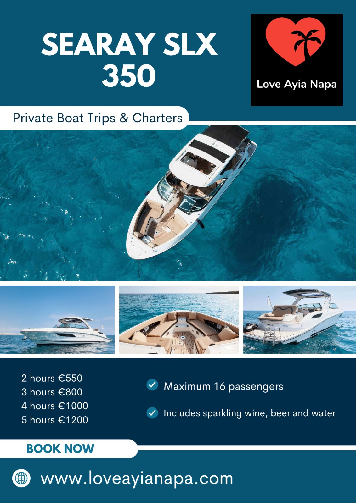 Private Luxury Yacht Charter Ayia Napa