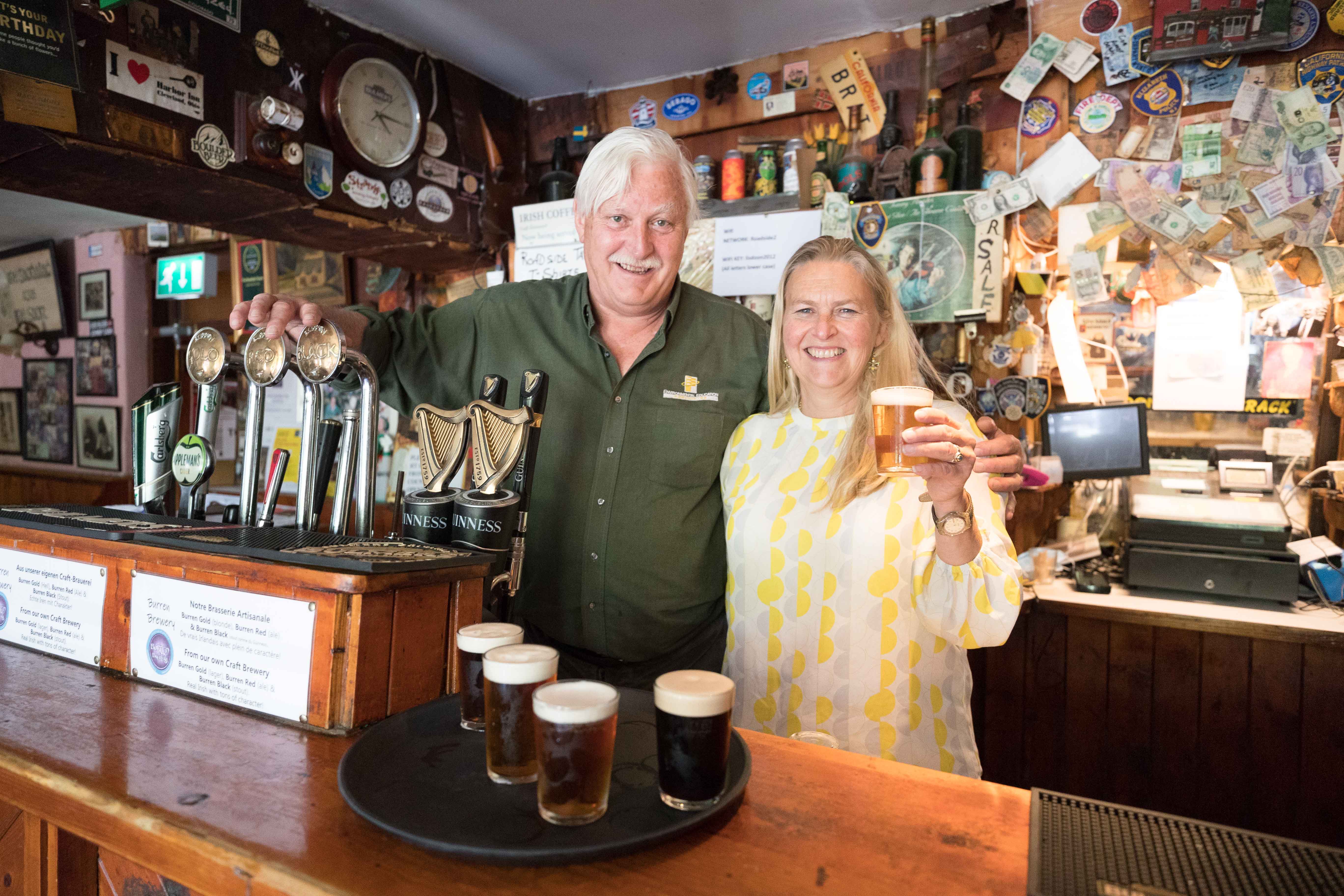 Burren Brewery craft beer tastings in the Roadside Tavern