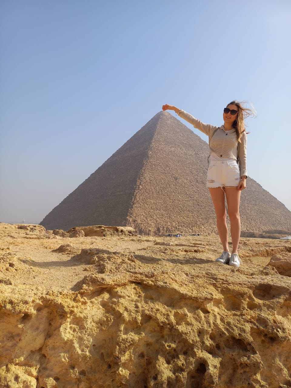 Tourists at Giza