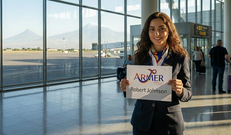 Airport Transfer & Walking Tour in Yerevan
