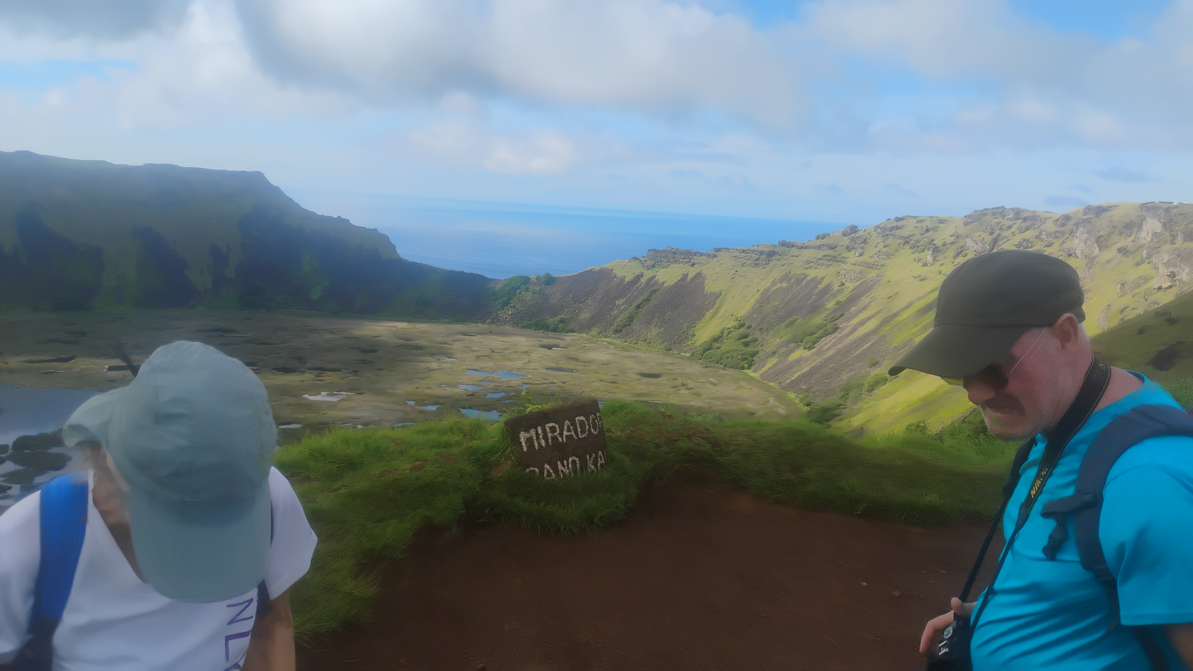 The huge and 2nd volcano on the island