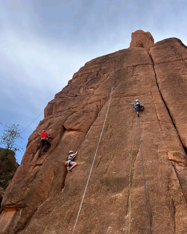 Rock climbing