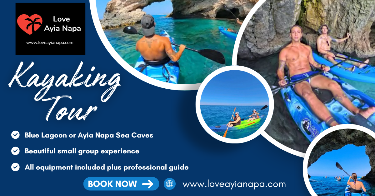 Kayaking tour from AYia Napa