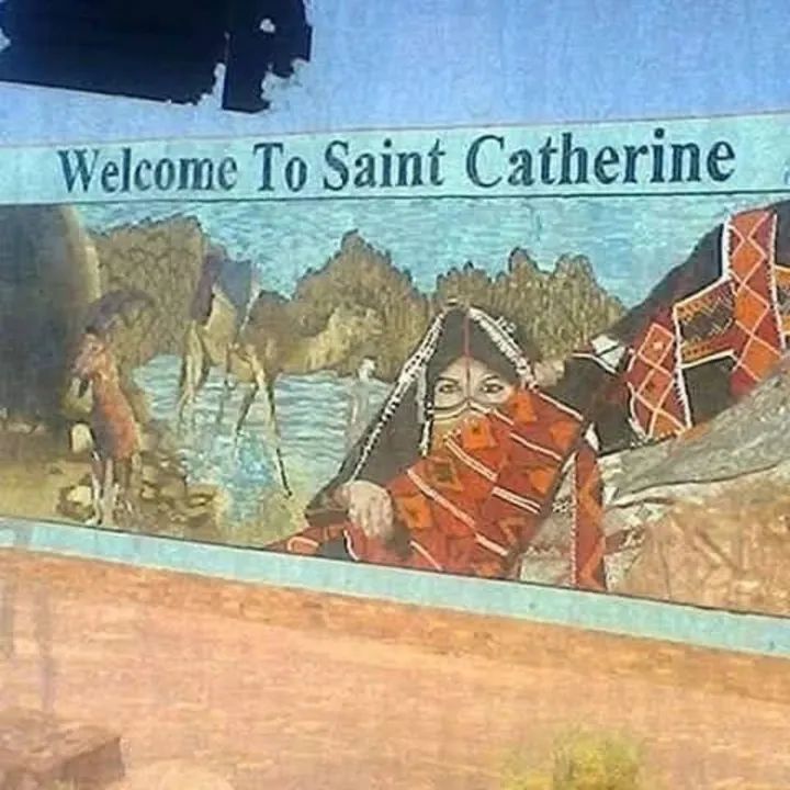 This is SAINT Catherine: MOUNT SINAI MOUNTAIN