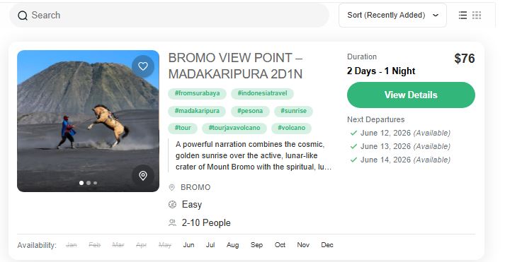 Bromo View Point 2d1n