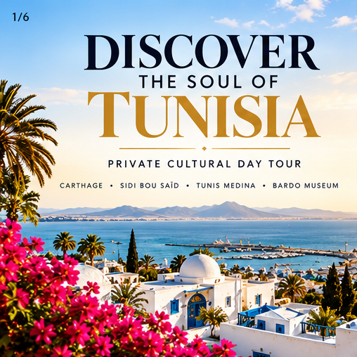 Tunis Carthage & Sidi Bousaid Private Tour