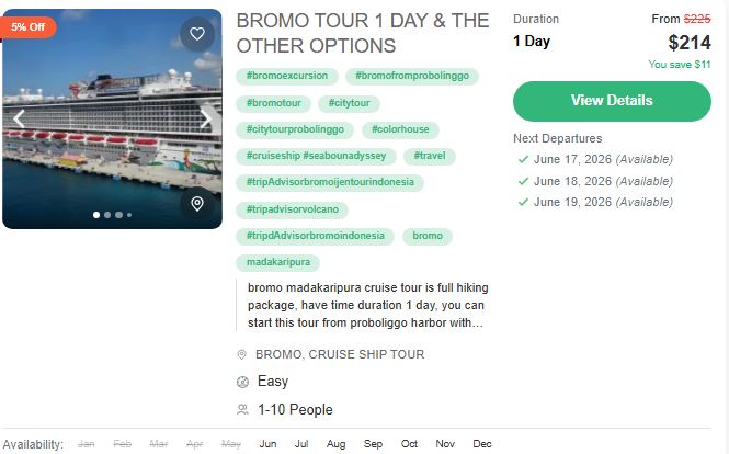 BROMO CRUISE TOUR