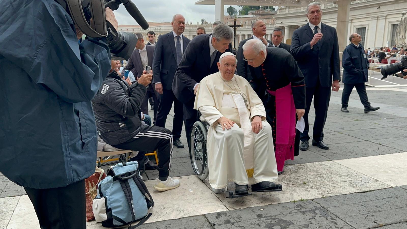Meeting with the Former Pope