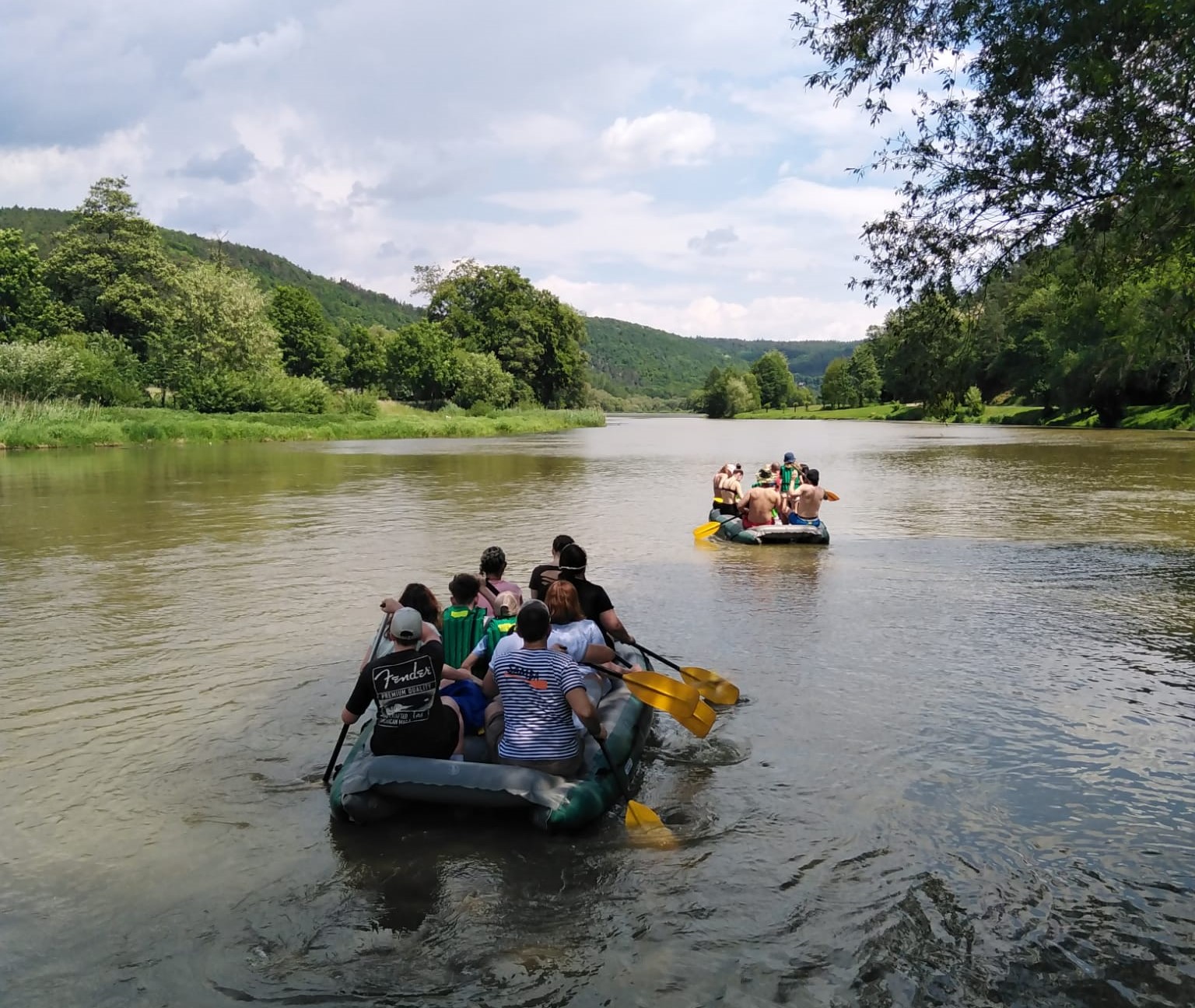 Půjčovna lodí Berounka Skryje