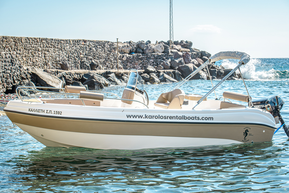 Karolos rental boats Santorini