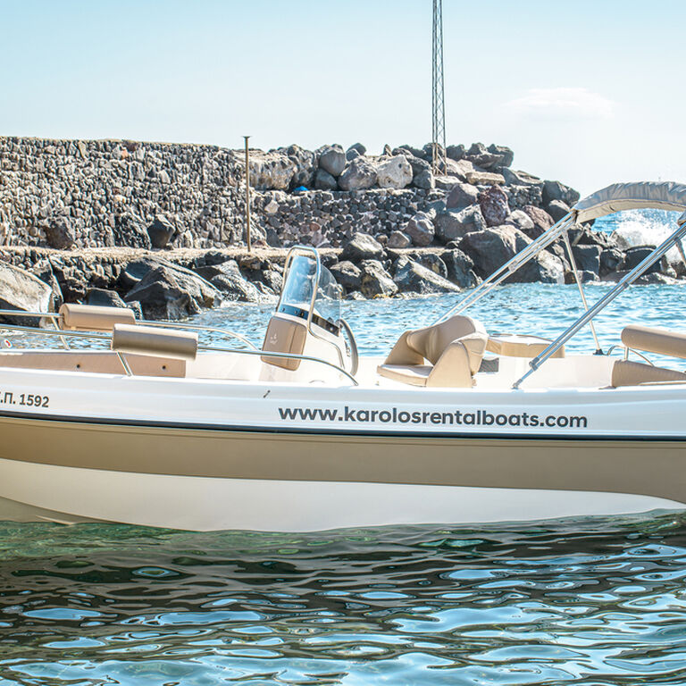 Karolos rental boats Santorini