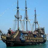 Hammamet: Immersive Pirate Boat Adventure with Swimming and Live Show
