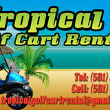 Tropical golf cart rentals