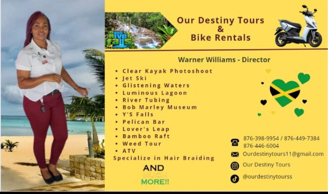 Our Destiny Tours, Bike Rentals & Souvenirs