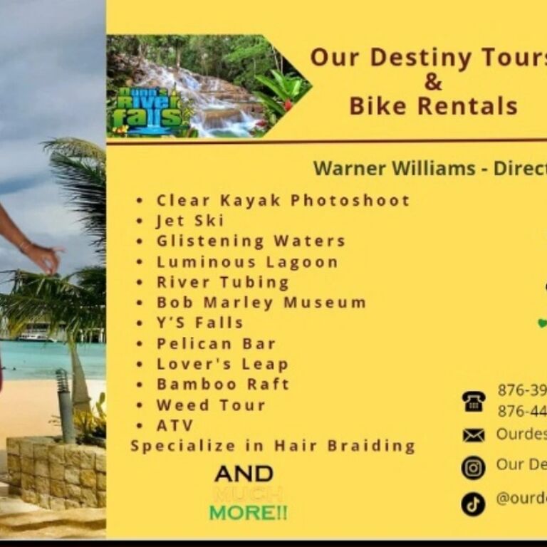 Our Destiny Tours, Bike Rentals & Souvenirs