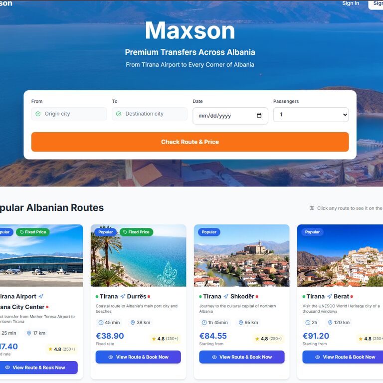 Maxson Albania Transfers