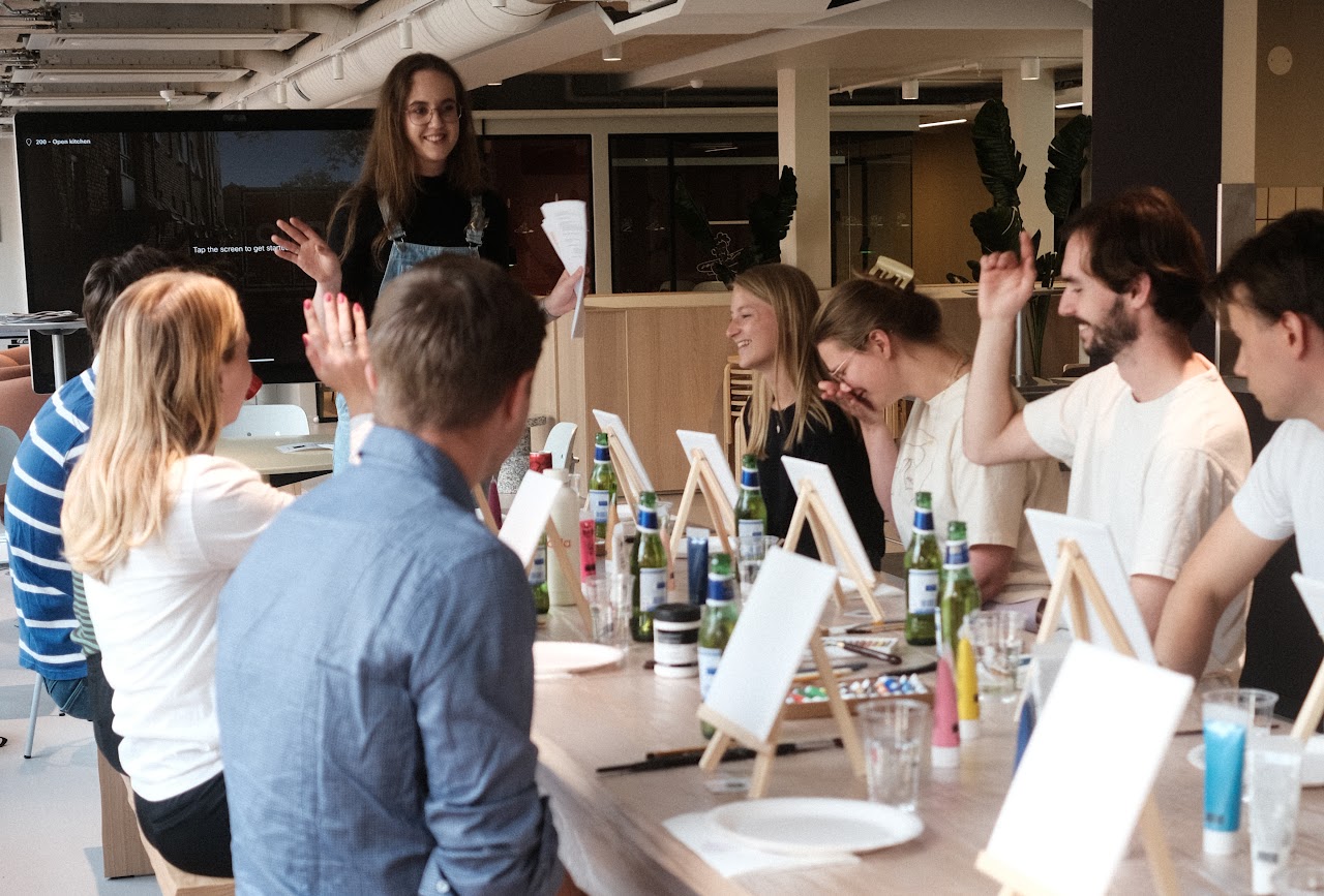 Unique Group Paint & Sip Experience