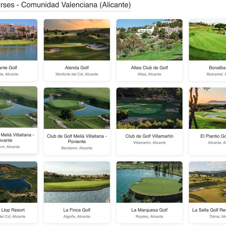 TEE TIME SPAIN